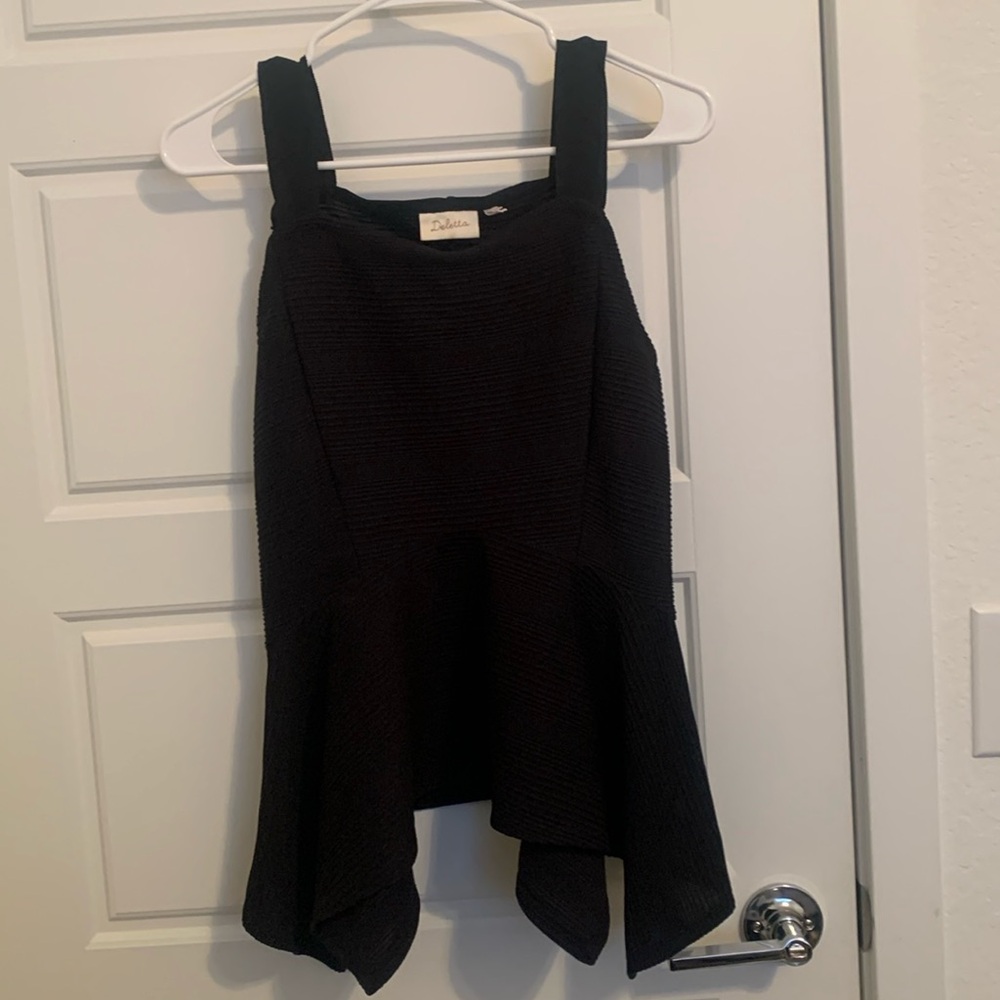 Anthropologie Deletta Peplum Blouse